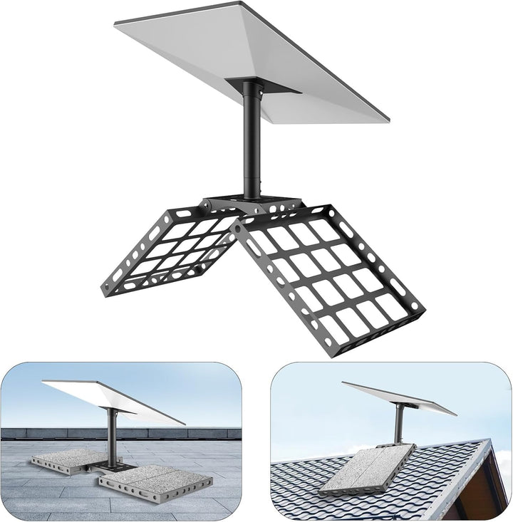 Yangers halterung flach dachziegel kit für Starlink Gen 3 Standard V3 Dish, 360° voll verstellbare d