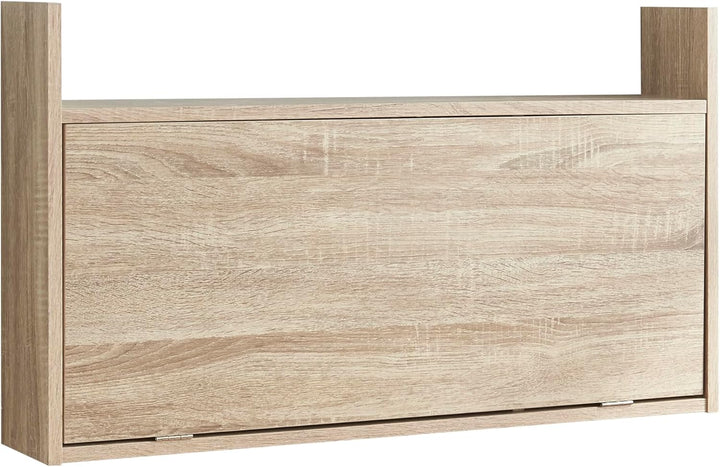 [en.casa] Wandklapptisch Rautalampi Klapptisch mit Ablage und 2 Fächern Klappschreibtisch Wandtisch