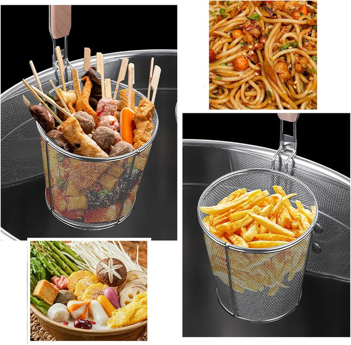 TENTA KITCHEN Miracle Noodle Angel Hair Pasta Nudel Blanchierkorb, Barilla Thin Spaghetti Pasta Tief