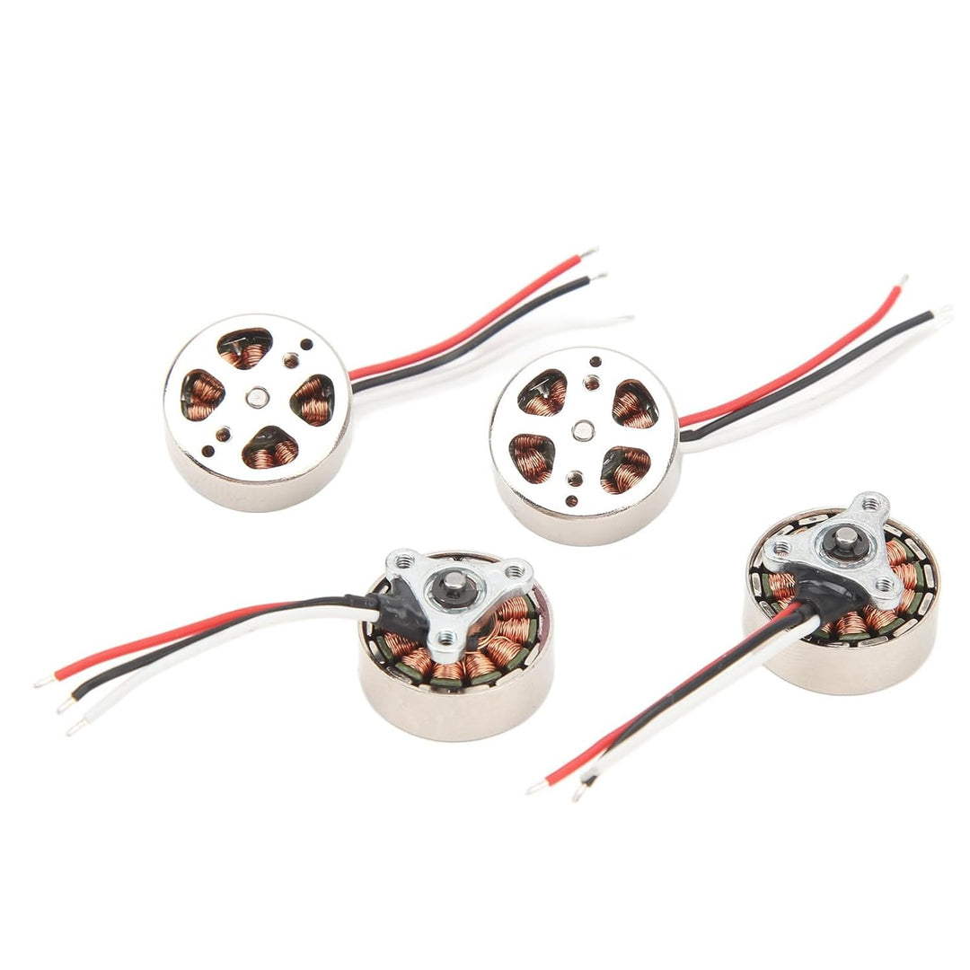Mini RC Quadcopter Drohnenmotor, 4 Stück 7,4 V 0,3 A 0,5 Ω 18x7mm/0,71x0,28 Zoll Micro 1503 Bürstenl