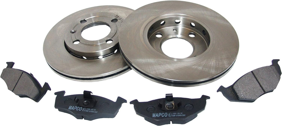 Mapco 47867 Bremsensatz Bremsscheiben mit Bremsbeläge Vorderachse belüftet