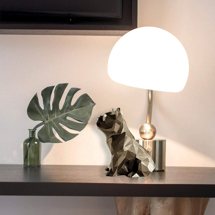 Candellana Handmade Bulldog Low-Poly Kerze Geschenk- Lustig - Dekorative Kerze - Home Décor - Gesche
