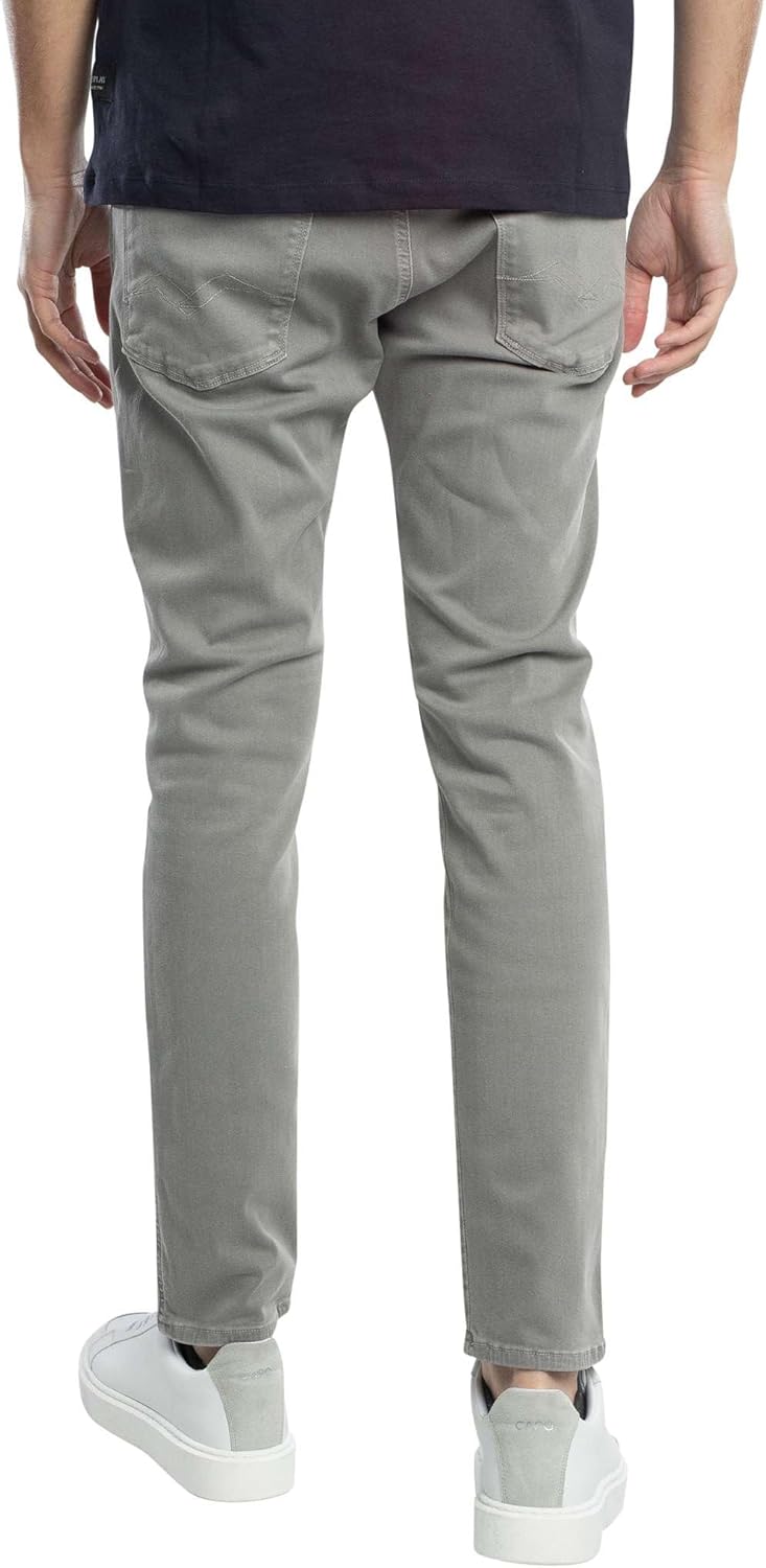 Replay Herren Anbass Hyperflex Colour Xlite Jeans 28W / 34L 214 Dim Grey, 28W / 34L 214 Dim Grey