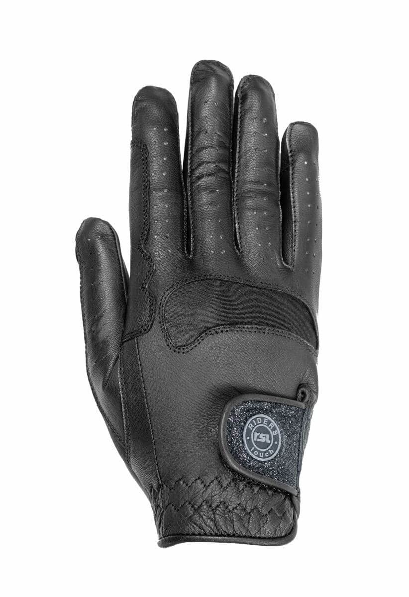 RSL Paris Reithandschuhe aus Ziegen-Nappa Leder Schwarz 8.5/XL, Schwarz 8.5/XL