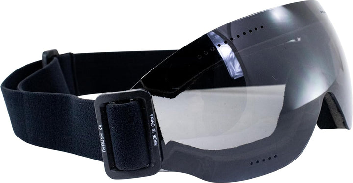 Birdz Thrush Sportbrille für Fallschirmspringen, Snowboarden, Motorradfahren, Rauchglas