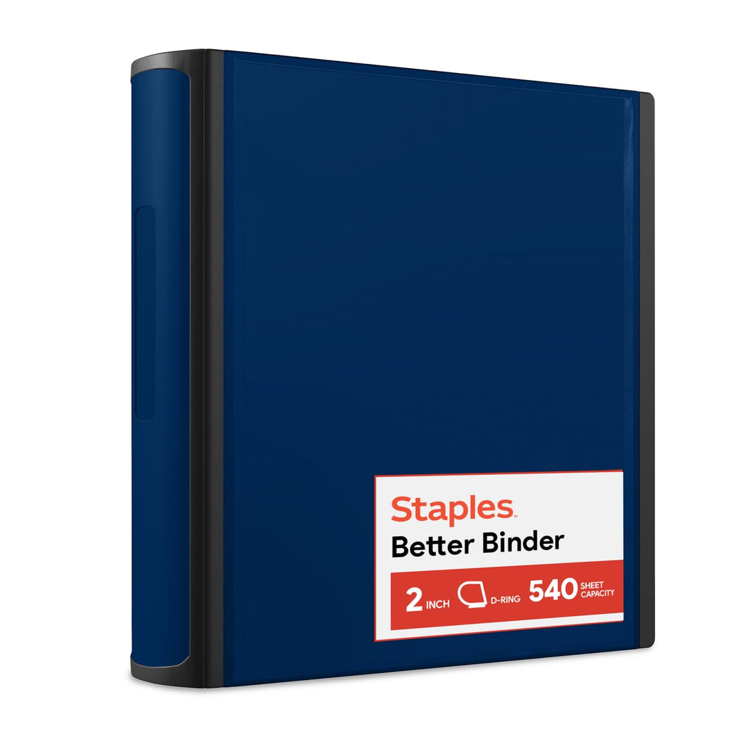 Staples Better Binder, 5 cm, Blau, blau