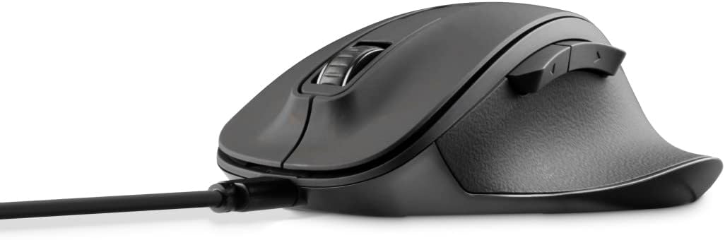 Hama ergonomische Maus (Funkmaus, 6 Tasten, 2,4GHz, BlueWave, 800/1200/1600dpi, optische Maus kabell