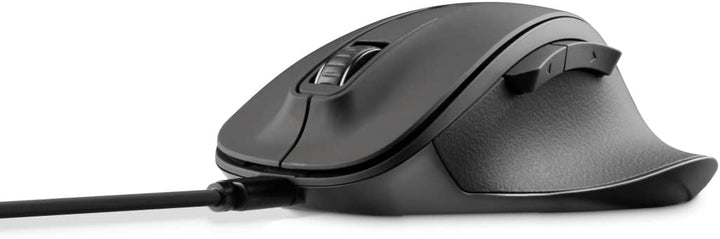 Hama ergonomische Maus (Funkmaus, 6 Tasten, 2,4GHz, BlueWave, 800/1200/1600dpi, optische Maus kabell