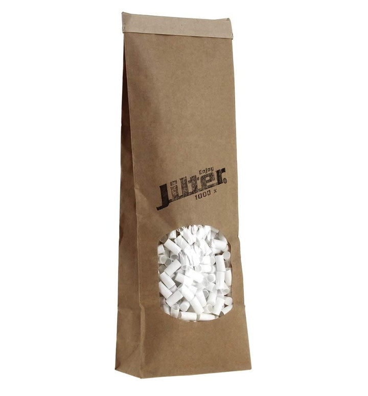 Jilter Zigarettenfilter 1'000 Stk I Familienpackung im Bio-Beutel I Durchmesser 6 mm I aus Zellulose