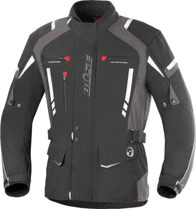 Büse Torino Pro Motorrad Textiljacke M Schwarz/Dunkelgrau M Schwarz/Anthrazit, M Schwarz/Anthrazit