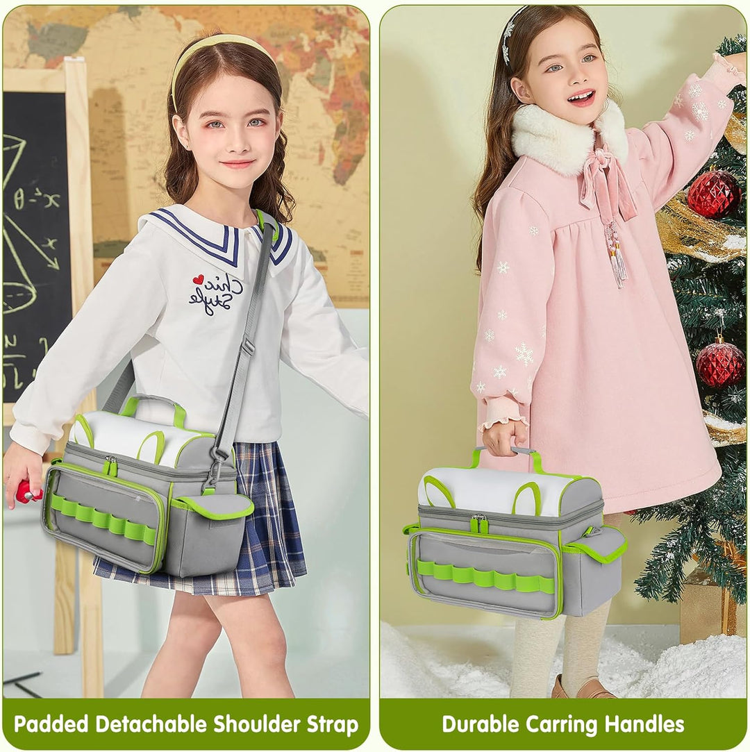 Jaffzora Tragetasche kompatibel mit Toniebox-Starter-Set, niedliche Aufbewahrungstasche für Tonies-F