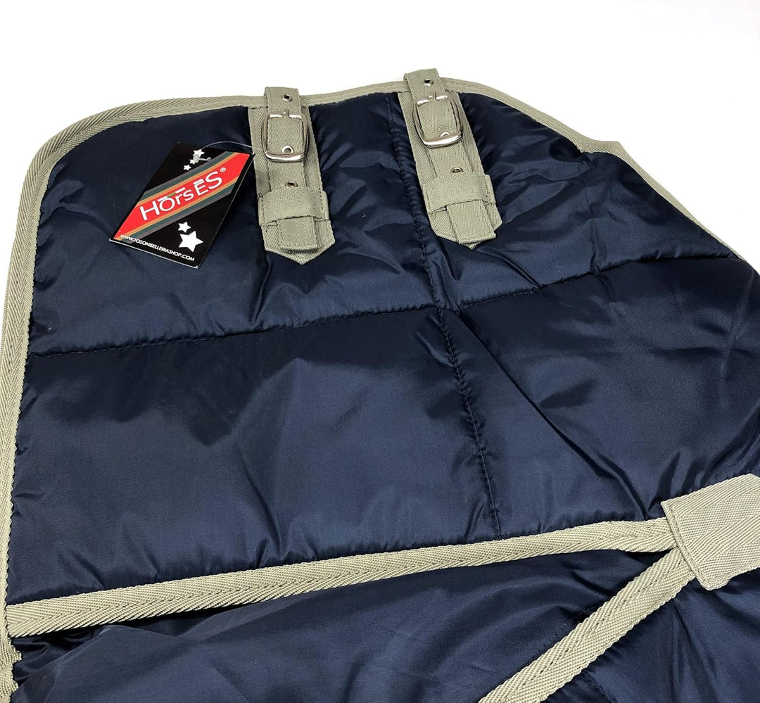 Horses, Winter Boxdecke Warm Walk für Pferd 450 gr, Gepolstert, Weich, Bequem, Ideal für Box, Widers