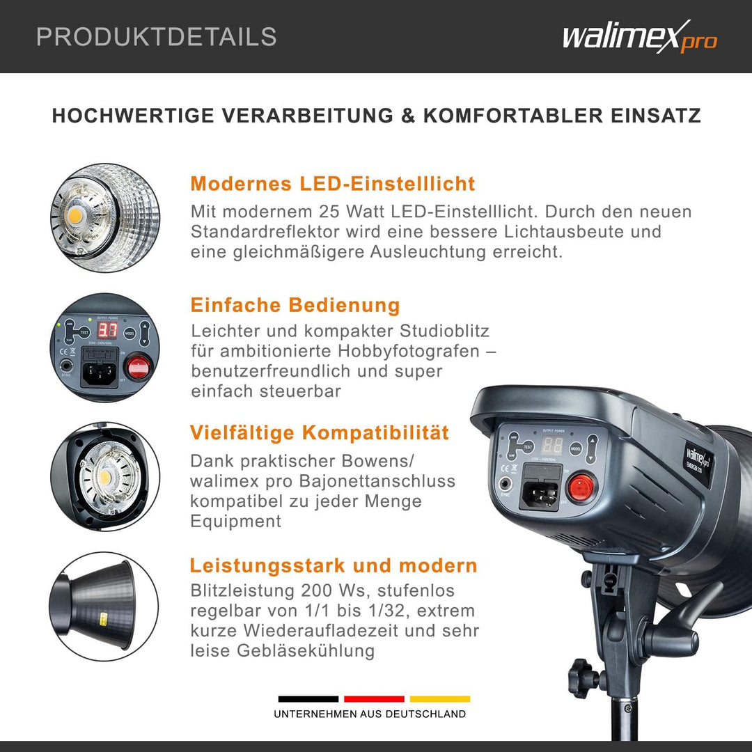 Walimex pro 500mm 1:8,0 DSLR Objektiv für Nikon Z Bajonett - manueller Fokus 500mm Brennweite für Vo