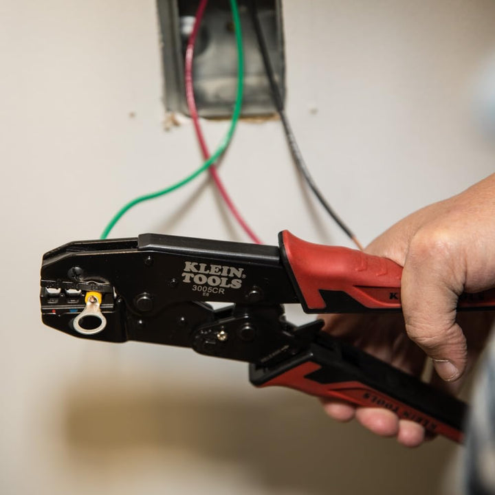 Klein Tools 80013 Verdrahtungswerkzeug-Set mit automatischer Abisolierzange und Ratsche isolierte Kl