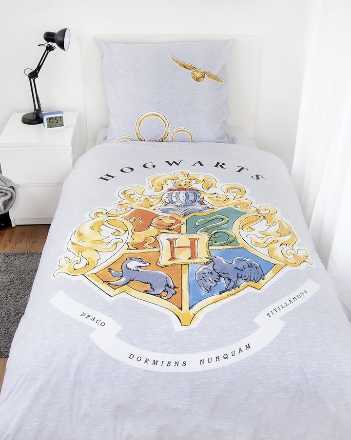 Herding Harry Potter Bettwäsche-Set, Kopfkissenbezug 80 x 80 cm, Bettbezug 135 x 200 cm, Mit leichtl