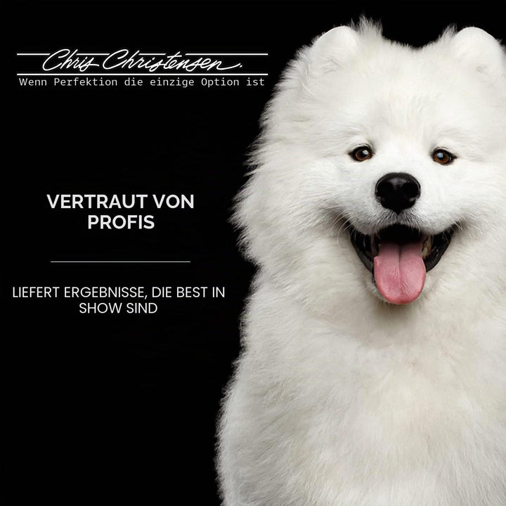 Chris Christensen Karben II Zupfbürste für Hunde, Fellpflege wie ein Profi, 17 mm Edelstahlstifte, r