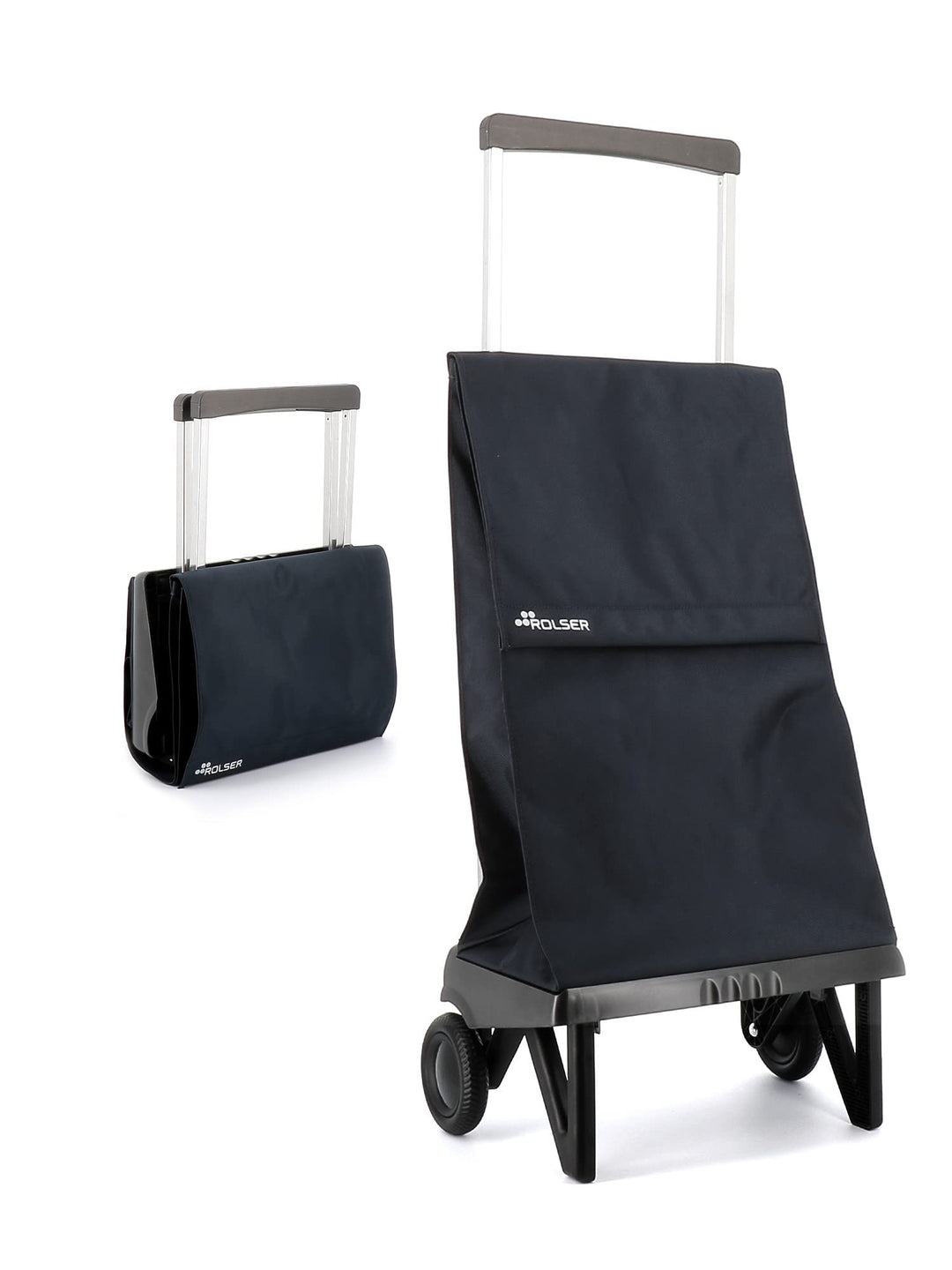 Klappbarer Einkaufstrolley Rolser Plegamatic MF 2 Räder - Marengo, Marengo