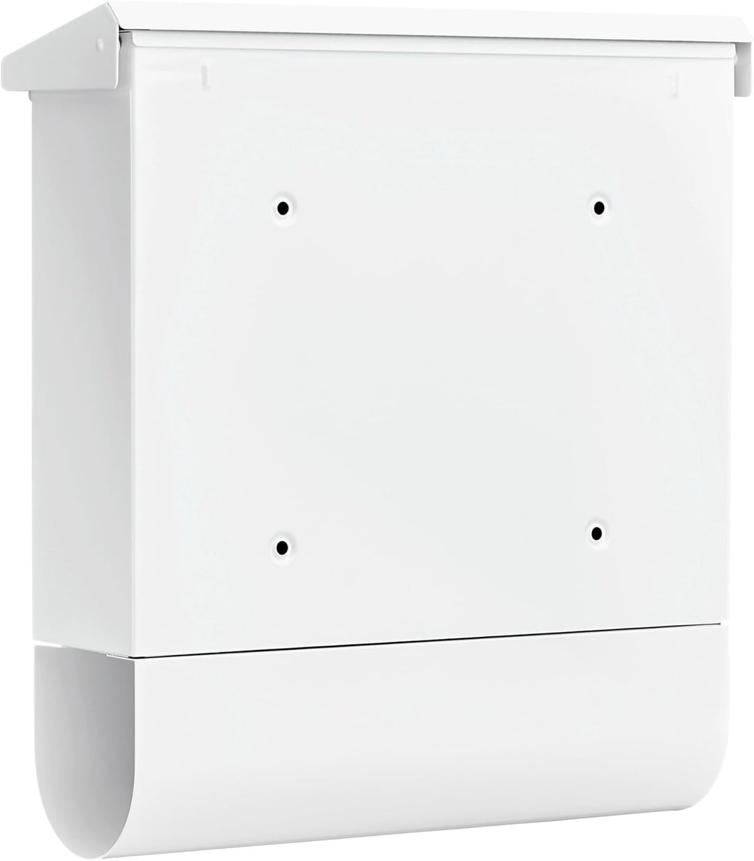 Burg Wächter Briefkasten mit Zeitungsfach und beleuchteter Hausnummer, Verzinkter Stahl, Einwurf-For
