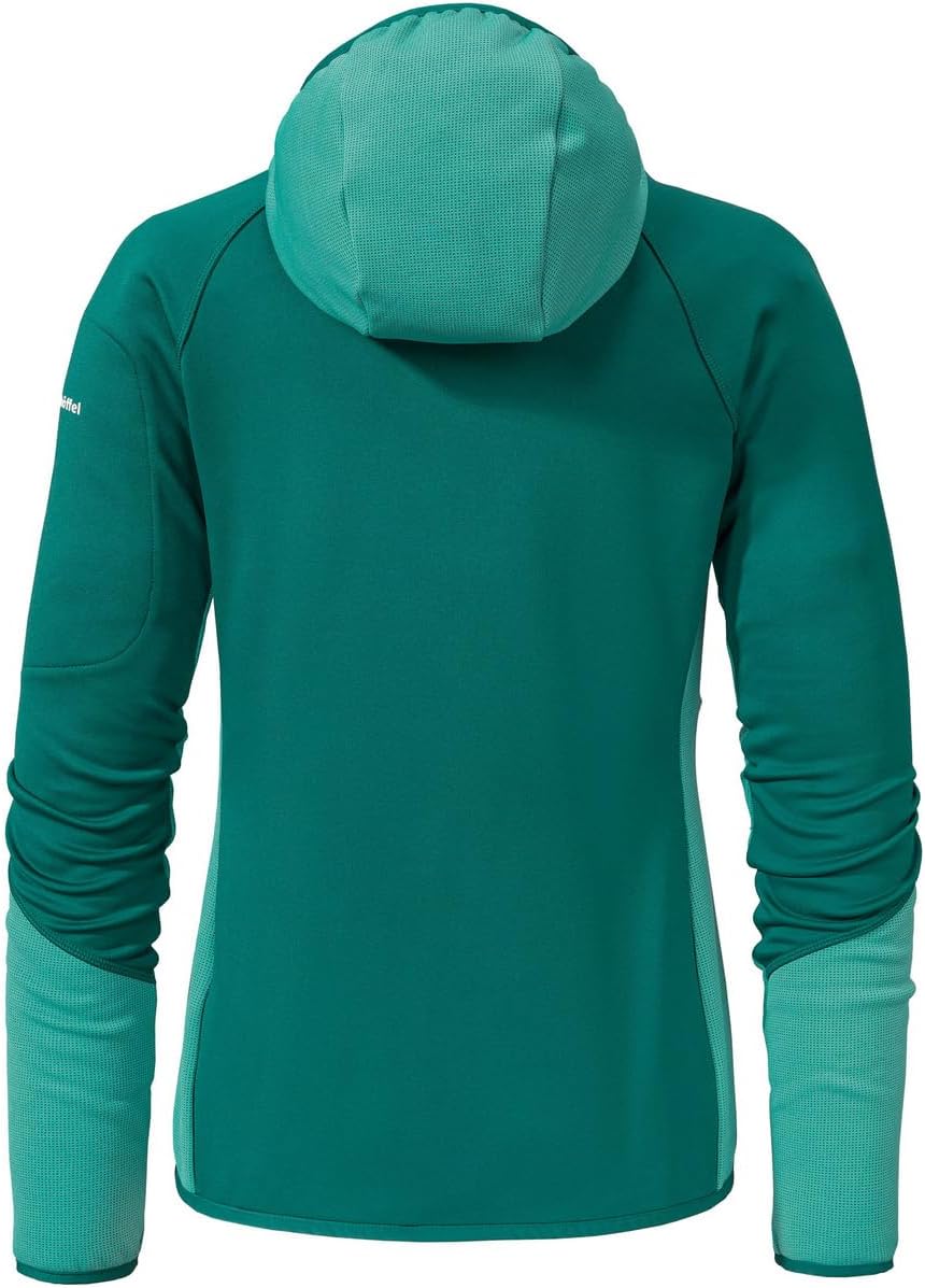 Schöffel Damen Fleece Hoody Lodron L atmungsaktiver Fleece Pullover mit hoher Bewegungsfreiheit, fun