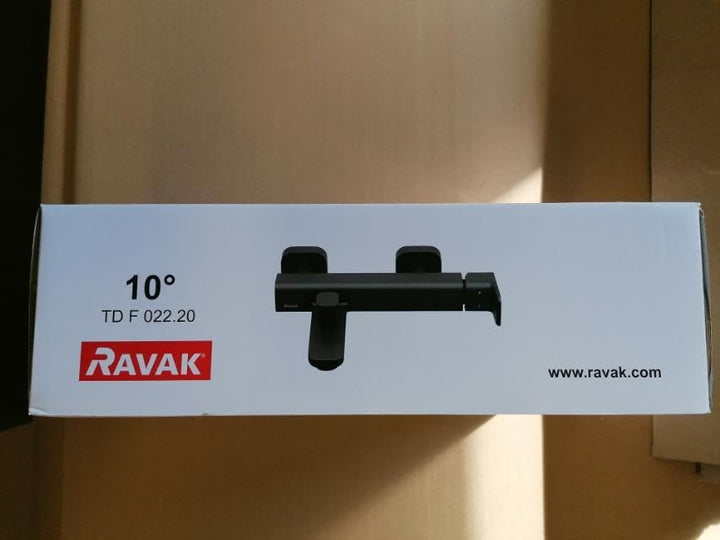 RAVAK | BADARMATUREN | EINHAND-WANNENBATTERIE 10° F | SCHWARZ | TD F 022.20, Schwarz