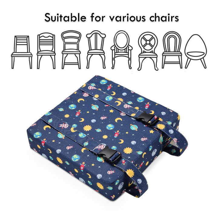 Zicac Sitzerhöhung Baby Tragbar Sitzkissen Design für Kinder (Sternenblau), Sternenblau