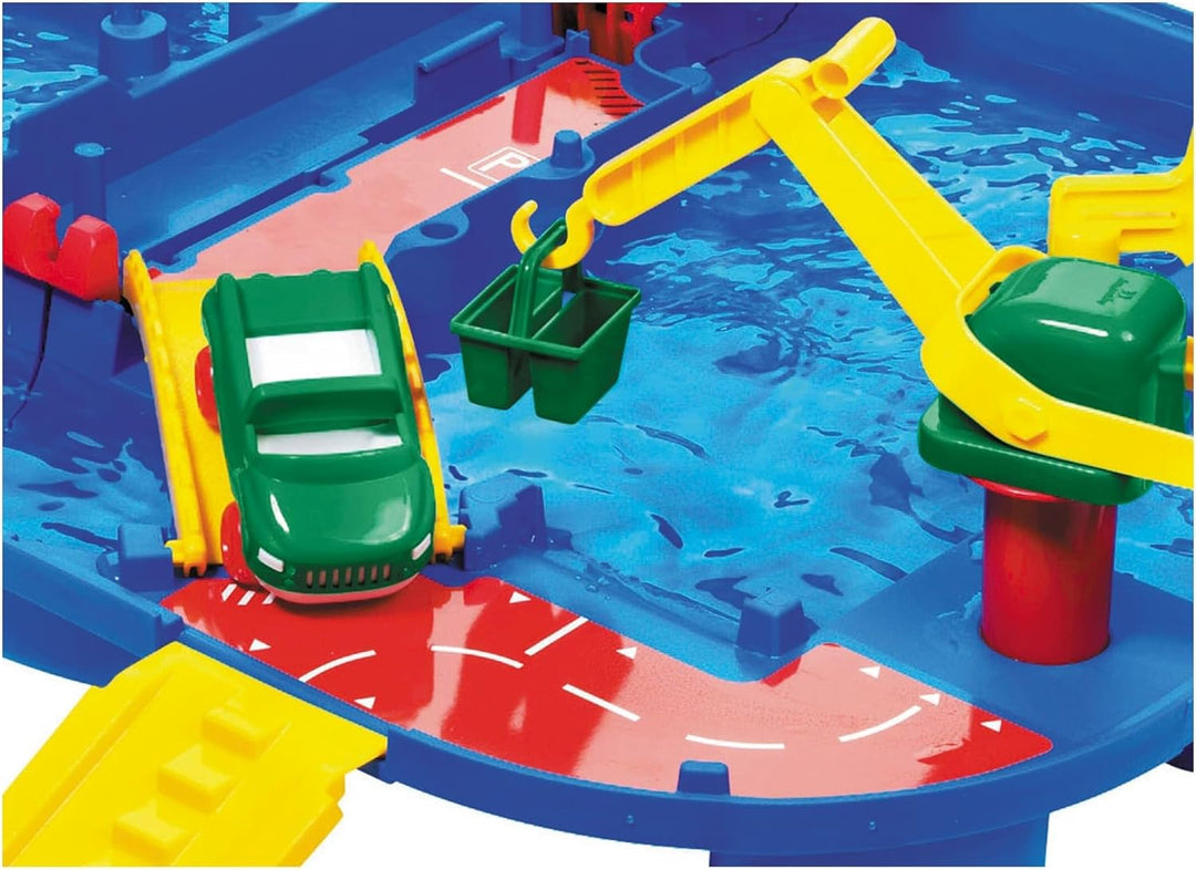 Aquaplay 8700001516 - Wasserbahn Set "Schleusenbox", 27-teilig Single, Single