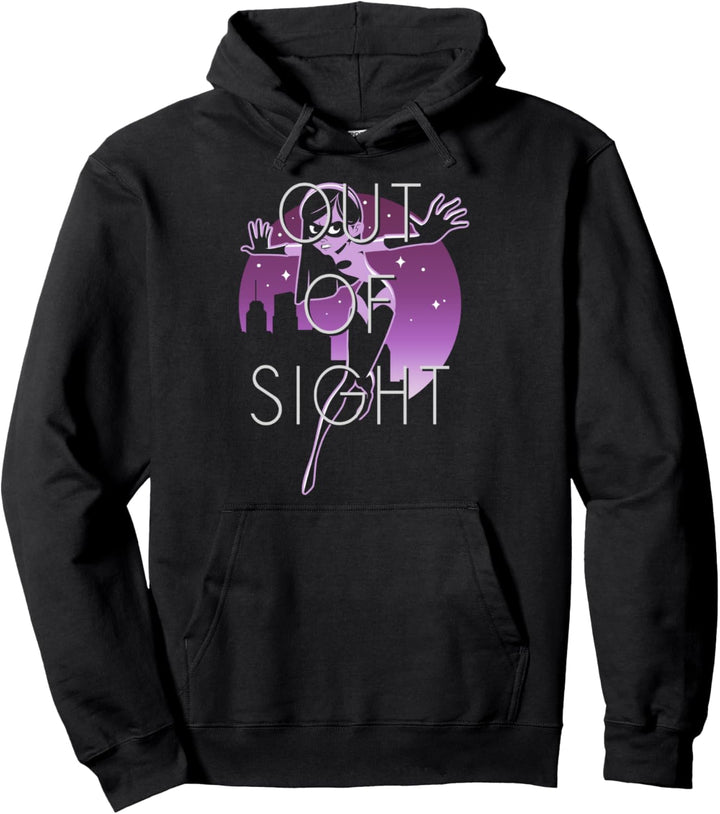 Disney Pixar Incredibles 2 Violet Out Of Sight Portrait Pullover Hoodie