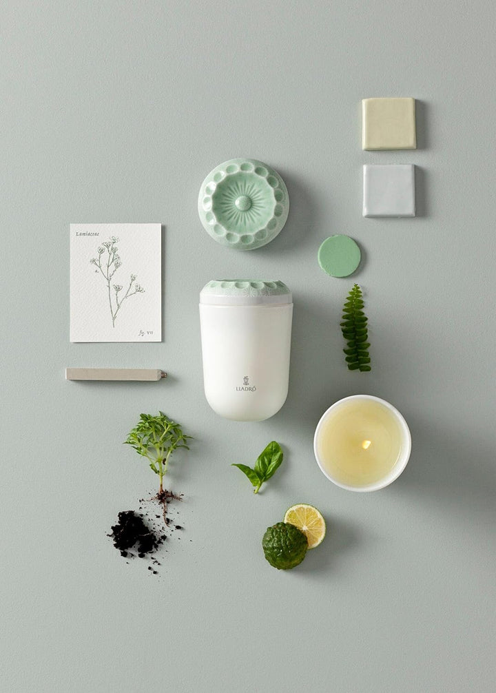 LLADRÓ Echoes Of Nature Candle. On The Prairie Scent. Kerze. Porzellan.