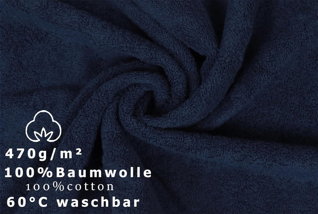 Betz 10 Stück Premium Handtücher hochwertiges Handtuch saugstark 100% Baumwolle Grösse 50x100 cm Far