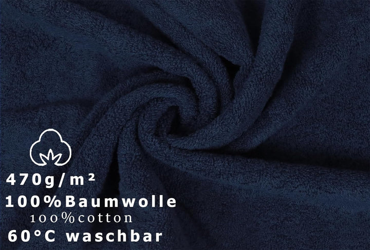 Betz 10 Stück Premium Handtücher hochwertiges Handtuch saugstark 100% Baumwolle Grösse 50x100 cm Far