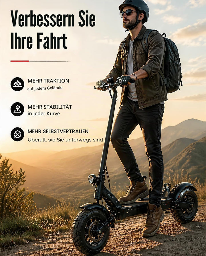 Schlauchlose Geländereifen für Kugoo M4/M4 Pro/Kaabo Wolf Warrior/Kaabo Mantis 10/Dualtron Zero 10X