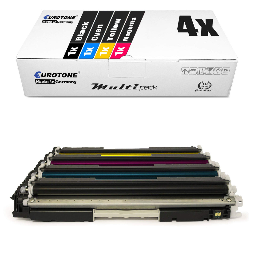Eurotone 4X kompatibler Toner für HP Laserjet Pro 100 Color MFP M 175 p a q r b c e nw ersetzt CE310