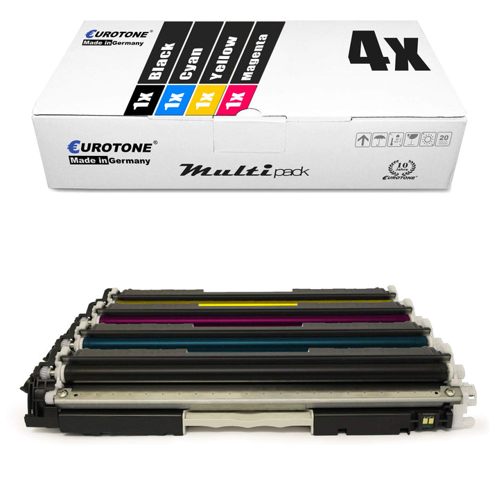 Eurotone 4X kompatibler Toner für HP Laserjet Pro 100 Color MFP M 175 p a q r b c e nw ersetzt CE310