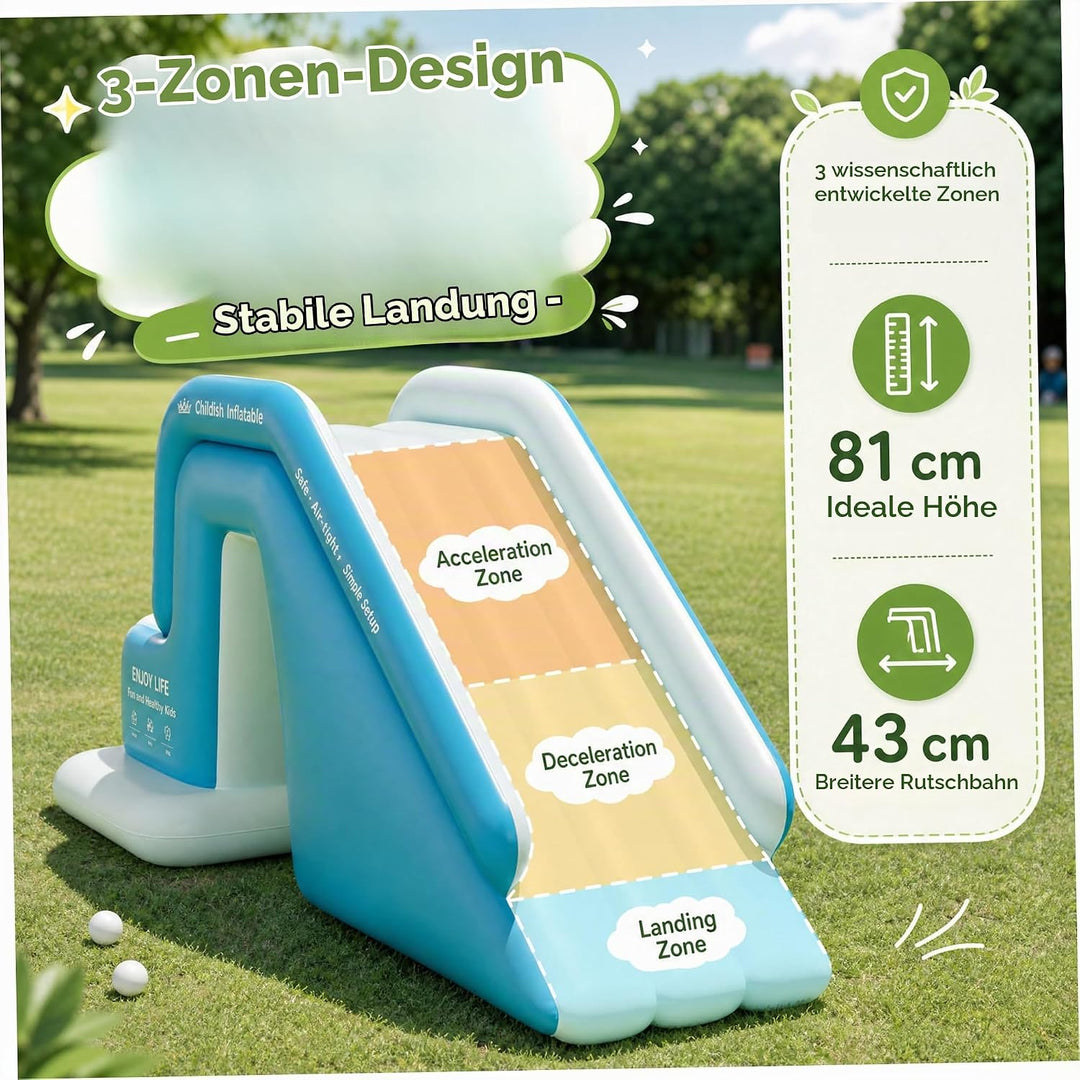 Aufblasbare Poolrutsche, oberirdische aufblasbare PVC-Wasserrutsche, grosses Familien- und Kinderspi