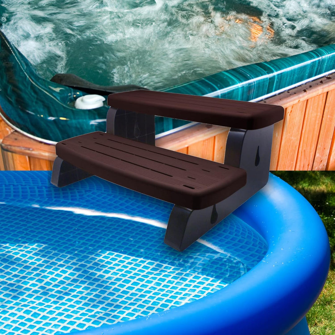 Waterway Whirlpool Pool Zubehör Outdoor 2-Stufen Treppe Doppelstufe Einstiegstreppe Kunststoff bis 3