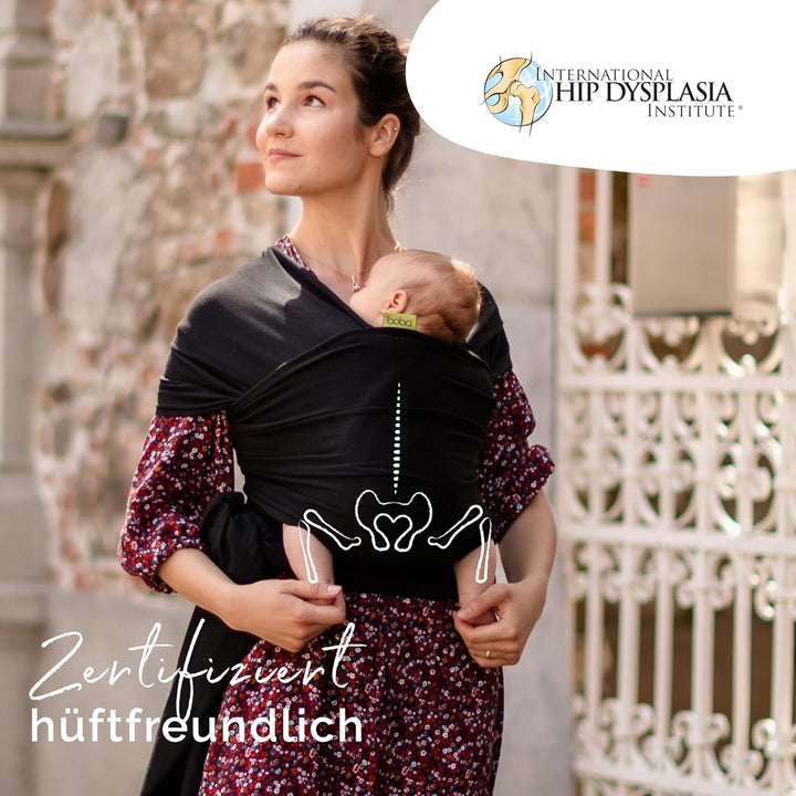 Boba Baby Tragetuch Neugeborene - Elastisches Tragetuch Baby Neugeboren - Baby Sling Tragetuch - Wei
