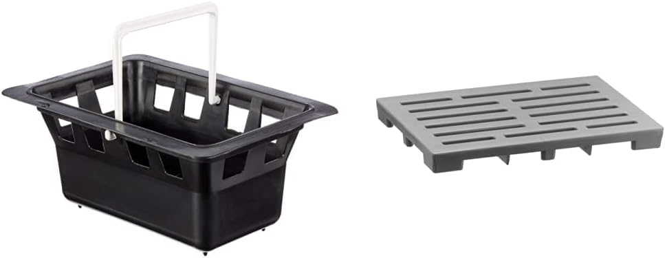 Upmann 80224 Schlammeimer & 80211 Kunststoffroste 15x22 cm Bundle mit Kunststoffroste 15x22 cm, Bund