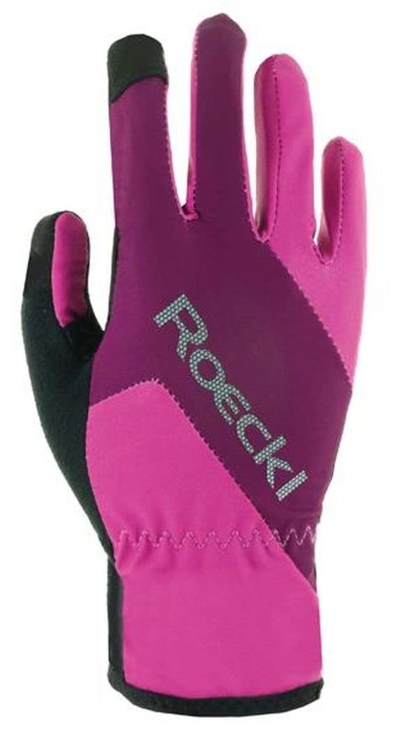 Roeckl Zarasai Kinder Winter Fahrrad Handschuhe lang pink/lila 2023 6, 6