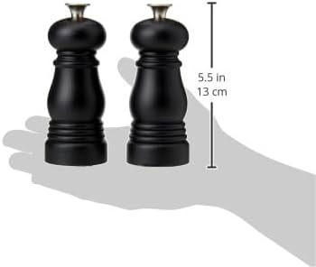 Le Creuset Kleines Mühlenset, Salz- und Pfeffermühle, ABS-Kunststoff, Je 5 x 5 x 12,1 cm, Keramik-Ma