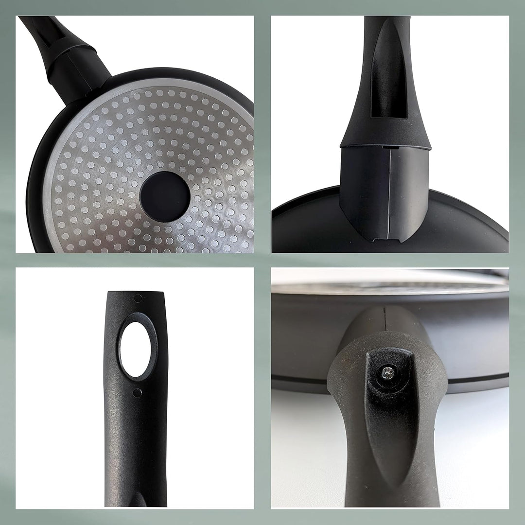 kela Bratpfanne 24 cm ATURA, Pfanne Induktion, Aluguss keramisch beschichtet, Bakelit-Griff, PFAS fr