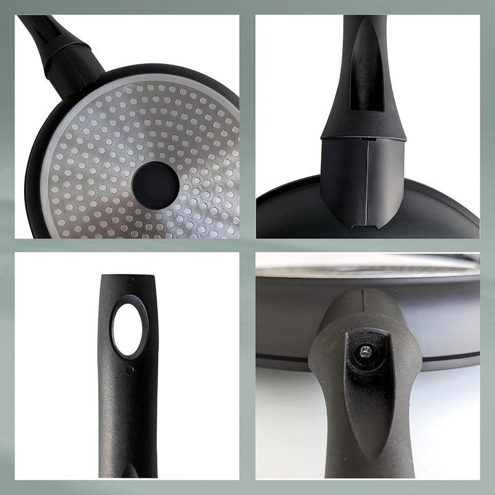 kela Bratpfanne 24 cm ATURA, Pfanne Induktion, Aluguss keramisch beschichtet, Bakelit-Griff, PFAS fr