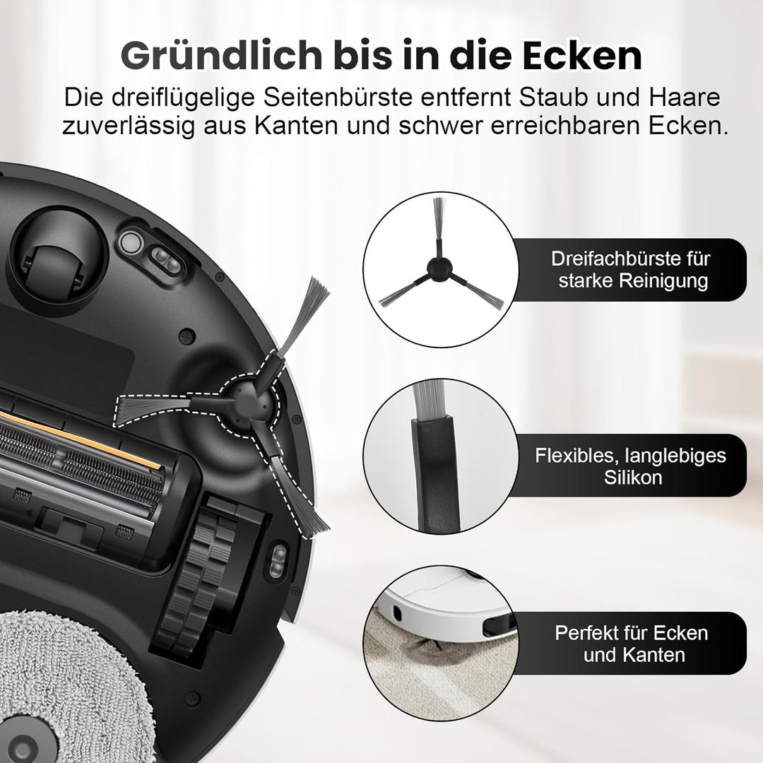 25 Stück Zubehör für Dreame L10s Pro Ultra Heat / L10s Ultra Gen 2 / X30 Ultra &amp; MOVA E30 Ultra Saug