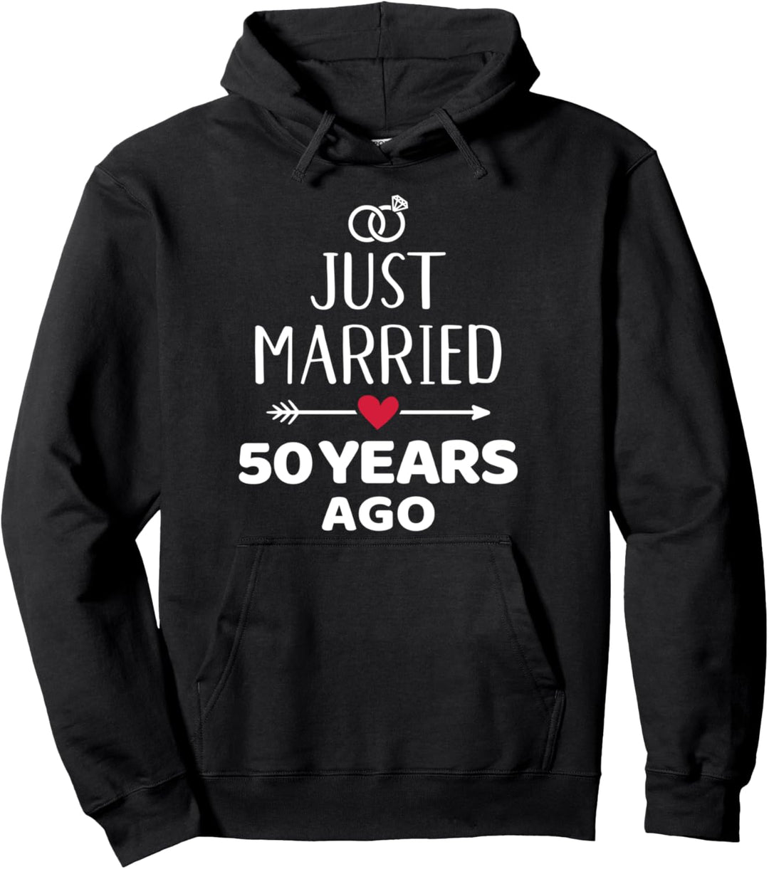 Just married Goldene Hochzeit Pullover Hoodie