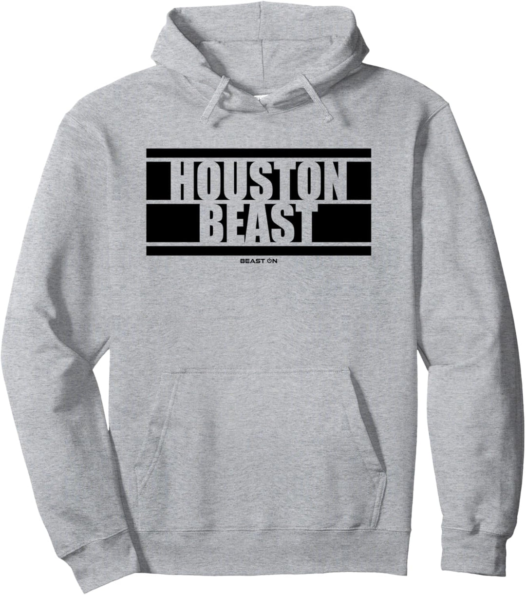 Houston Beast On Fitness Gym Motivation Workout Training Pullover Hoodie