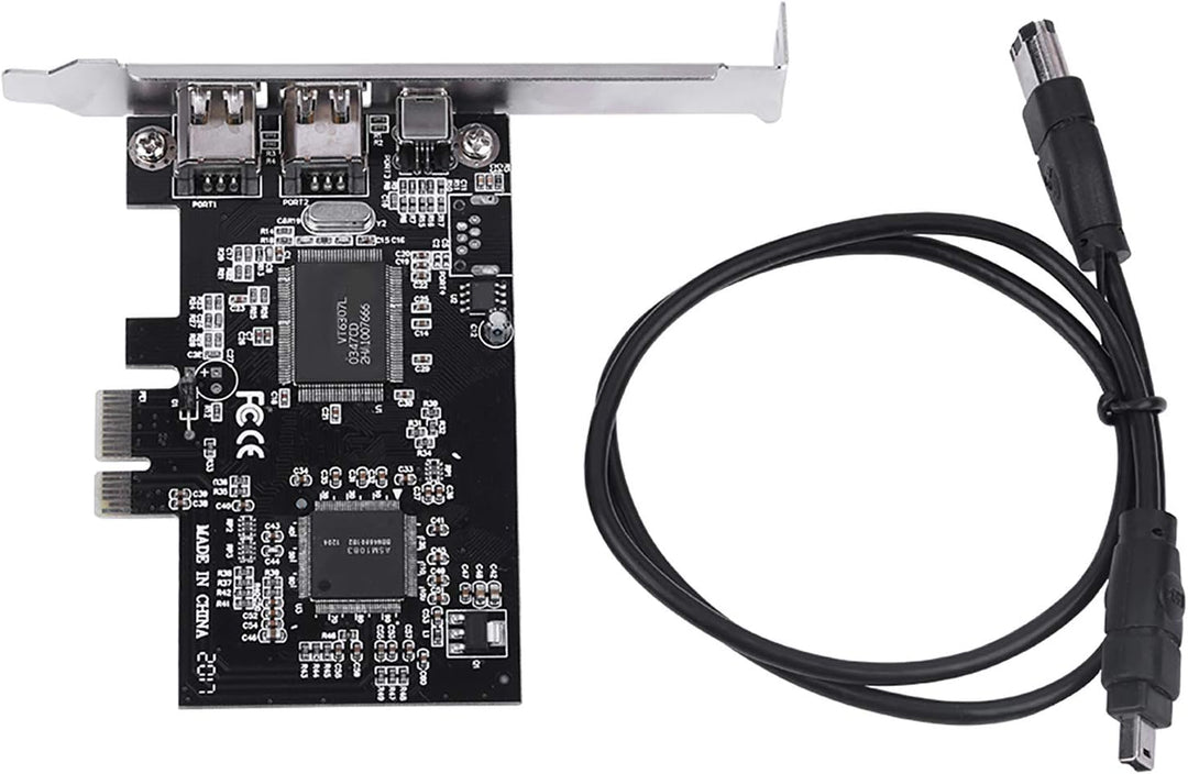 PCIE FireWire-Karte, PCI-E PCI Express FireWire 1394a IEEE 1394-Controllerkarte mit Firewire-Kabel f