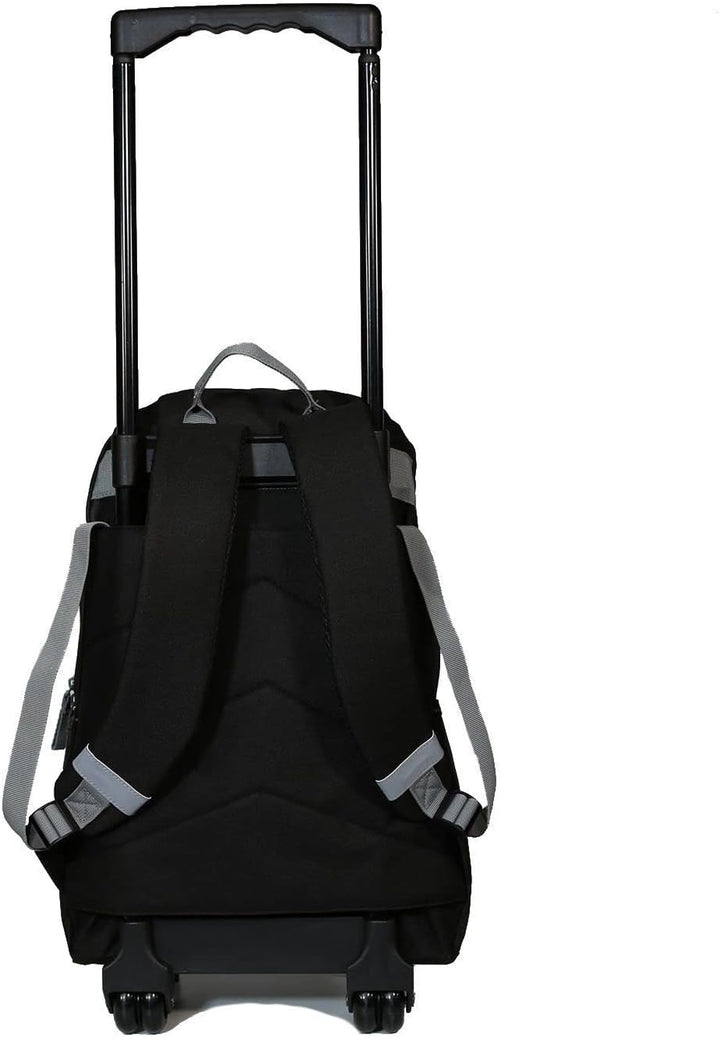 Bagtrotter Star Wars/The Mandalorian Baby Yoda Rucksack mit Rollen Schwarz und Grau