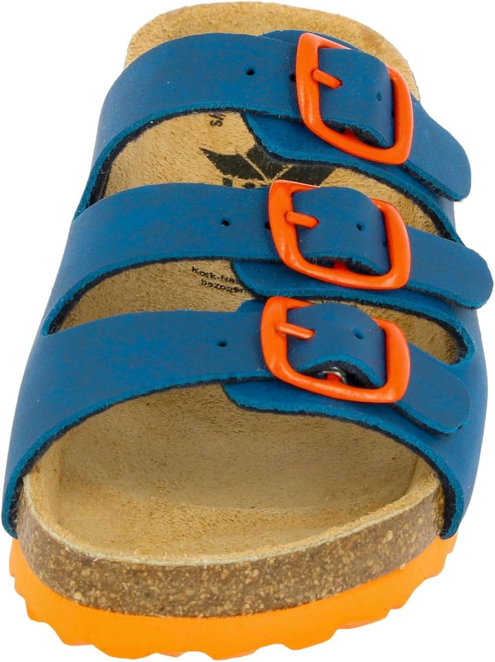 Lico Damen Bioline Pantoletten 27 EU Marine Orange, 27 EU Marine Orange