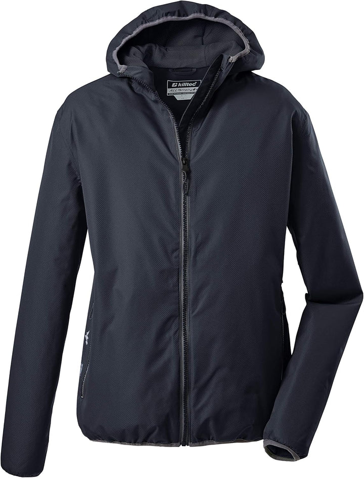 Killtec Herren Trin Mn Jckt A Funktionsjacke/Regenjacke mit Kapuze, packbar M dunkelnavy, M dunkelna