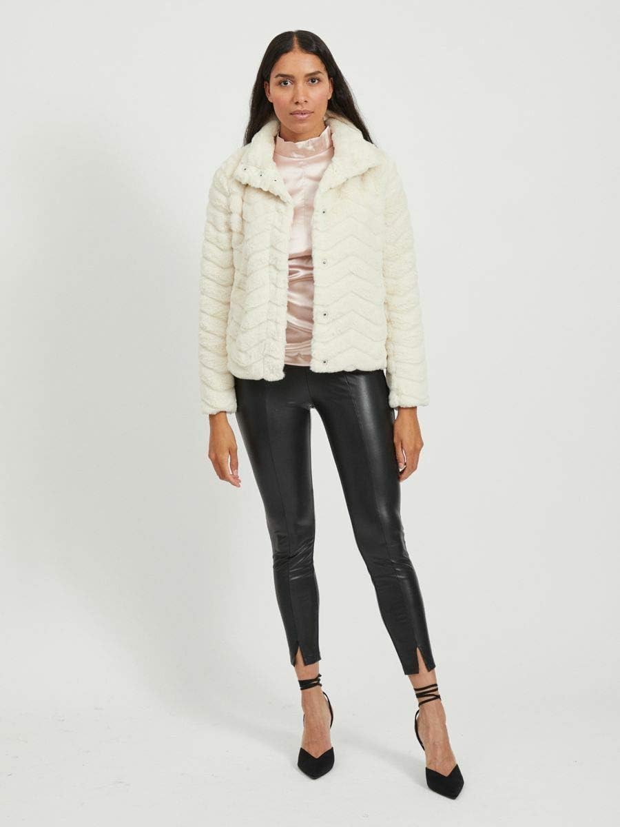 Vila Damen Vialiba Jacket/Su-Noos Jacke 42 Birch, 42 Birch