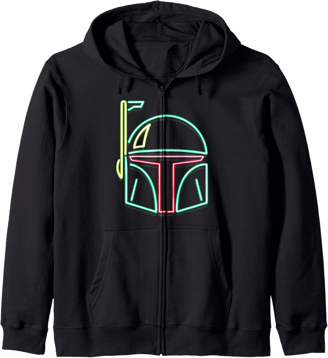 Star Wars Boba Fett Neon Light Helmet Kapuzenjacke